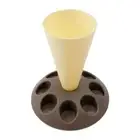 Piping Bag Stand, Piping Bag Holder with 8 Slots Nozzles, Plastic Pastry7650