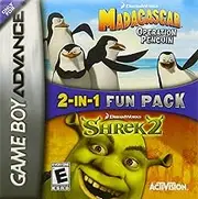 2 in 1: Shrek 2 & Madagascar - Op Penguins / Game