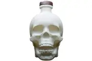 Crystal Head Bone Limited Edition Ceramic Skull Decanter Vodka + Skull Shot Glass & Crystal Engraved Stopper 700mL