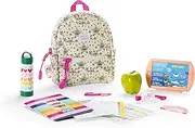 American Girl Truly Me Star Student 8-Piece Backpack Set for 18-inch Dolls with Rainbow Star-Print x State Bags Backpack, Padded Shoulder Straps, School Accessories Ages 6+