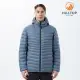 【Hilltop 山頂鳥】Easy Pack Lightweight 男款超潑水連帽蓄熱羽絨外套 PF22XM10 灰