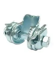 BPW Steel Saddle Bracket Silver