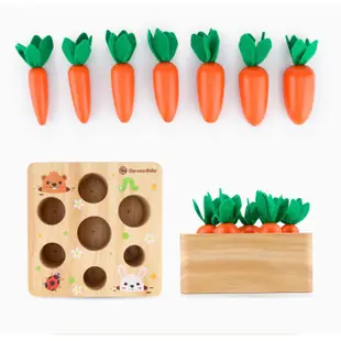 Goryeobaby 幼兒拔蘿蔔益智積木玩具 / 高麗寶貝 早教益智學習教具 木製木質玩具 【國王皇后母嬰用品玩具】