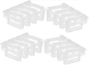 4 Sets Expandable Fridge Classification Partition Boards Adjustable Side Door Dividers for Organizing Food Drinks Easy Installation Strong Durable Storage