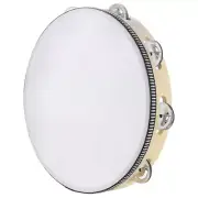 Tambourine Jingles Percussion Gift Musical Educational Instrument for Adults