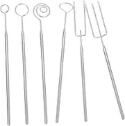 LAPYAPPE 1Set Chocolate Dipping Fork Stainless Steel Baking Supplies for Fondue Fruit Cheese Comfortable Handle Easy to Clean for Events and Family Use