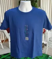 Jerzees NWT Blue Youth Short Sleeve Crew Neck T-shirt Size X-Large (18-20)