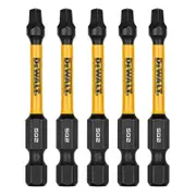 DeWALT FLEXTORQ 57mm SQ2 Screwdriver Bit DWAF2SQ2IR5 - 5 Pack