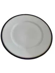 Raynaud Limoges DIPLOMATE BLUE Large Dinner Plate Blue Gold, NEW never used