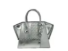 Michael Kors Avril Small Patchwork Satchel Crossbody Bag