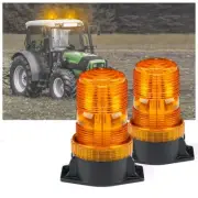 Xprite 30 LED Strobe Beacon Light Forklift Truck Rooftop Amber Emergency Warning