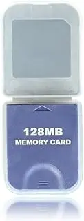 WICAREYO Memory Card 128MB Large Capacity Game Storage Card Compatible for Wii NGC Gamecube Purple