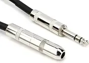 Hosa Serviceable 1/4 Inch TRS to 1/4 Inch TSF Insert Direct-Out Adaptor Cable, 6 Inch Length
