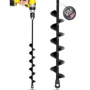 Garden Auger Drill Bit for Planting 1.6X16.5 Inch - Umbrellas and Fences Auger P