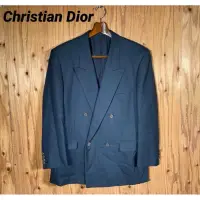 在飛比找蝦皮購物優惠-christian dior 羊毛西裝夾克 外套