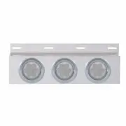 United Pacific 61759 Mud Flap Hanger Mud Flap Plate, Top, Stainless, With