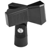 Spring Loaded Butterfly Microphone Mic Clip Clamp with 5/8" Thread