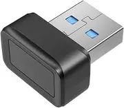 USB Fingerprint Key Reader FIDO U2F Speedy Matching Security Key Windows Hello Anti-Spoofing Mini Fingerprint Reader Durable Easy to Use, 500450823