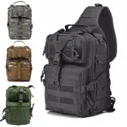 Military Tactical Assault Pack Sling Backpack Army Outdoor Molle Rucksack Bag