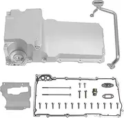 302-1 LS Oil Pan Kit Fits for LS1 LS6 LS2 LS3 LS6 LSX 4.8L 5.3L 5.7L 6.0L 6.2L Engines GM Muscle Classic Car Truck Aluminum Swap Retrofit Oil Pan Kit