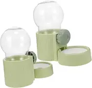 2Pcs Automatic Cat Water Feeder Dog Accessory Wear Resistant Hanging Dispenser for Easy Hydration Space Saving Design for Comfort for Pets at Home Away