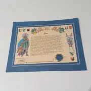 Alec Name History Genuine 1993/94 Historical Research Center Certificate. New