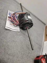 FASCO D338 FAN MOTOR 1/6HP 115V 4SP 1550RPM 7.25X1/2X7.25 5.4-1/15AMP NEW