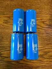 4 New 22000 uf 100v Capacitors for Pioneer Spec 2 Amplifier EXACT FIT A-27