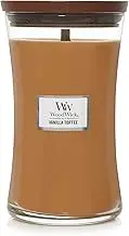 Woodwick Vanilla Toffee Hourglass Jar Jar Candle, Large