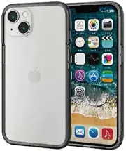 ELECOM iPhone 13 Case Cover 6.1 Hybrid Bumper Black PM-A21BHVBBK from Japan