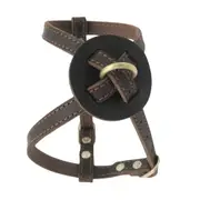 Adjustable Strap Cross Design Leather Harness