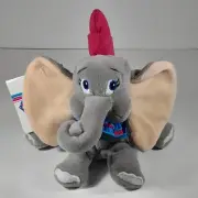 Disney Store Dumbo The Flying Elephant 8" Mini Bean Bag Plush Stuffed Animal NWT
