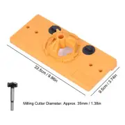 Hinge Hole Saw Jig Hinge Drilling Guide Locator Positioner Tool