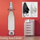 Hanger Home with Hooks Iron Stand Shelf Wall Mounted Storage Rack Iron Board