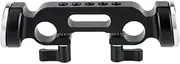 NICEYRIG 15mm Dual Rod Clamp with Rosette for ARRI Standard(M6 Thread, 31.8mm)