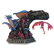 Mystic Skyward Guardian Dragon Levitating Sculpture