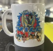 KISS ACE FREHLEY FAN MADE COFFEE MUG. 1980 Aussie Aucoin Shirt Design