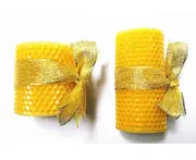 4 X Creative Bee Wax Candle Set