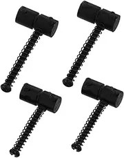 FUNOMOCYA 4pcs Electric Guitar Bridge Saddle 4-string Bass Replacement Part Guitar Instrument Bridge Repair Part