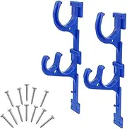 NC Pool Pole Hanger, Pool Cleaning Accessories Storage Bracket, for Store Poles, Vacuums, Hoses & Attachments, Garden Tools & Pool Accessories (Plastic)
