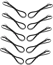 HIAKDOFT 10pcs Air Conditioning Temperature Sensor Air Conditioning Thermistor Probe Thermometer Probe Thermistor Temperature Sensors Copper Black