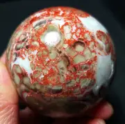 TOP 364G Natural Colorful RARE Polished Agate Crystal Sphere Ball Healing YWD184