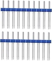 ULDIGI Sewing Machine Twin Needles Set 2mm Double Needles 100pcs Kit Sewing Machine Bag Accessories for Knitwear C01-005-00170