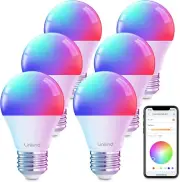 Color Changing Smart Wifi Light Bulbs, Work with Alexa & Google Home, A19 E26 Di