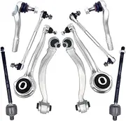 Front Control Arms Tie Rods Sway Bar Links Set Compatible For Mercedes Benz W204 C204 S204 C250 C350 E350 2010-2013 2014 2015