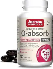 Jarrow Formulas Q-Absorb Co-Q10, Supports Heart Function, 100 mg, 120 Softgels
