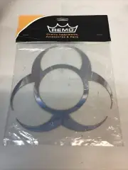 Remo DM-BH03-10 Dynamo, "Biohazard Diameter, Chrome Graphic Cutting Template