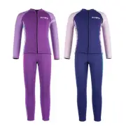 2.5mm Girls Split Type Diving Suit Surfing Wetsuit Long Sleeve Clothes Pants