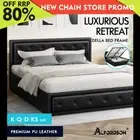 ALFORDSON Bed Frame Queen Double King Single Full Size Gas Lift Storage Base