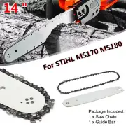 14 Inch Guide Bar with Saw Chain For STIHL MS250 MS180 MS170 MS230 MS181